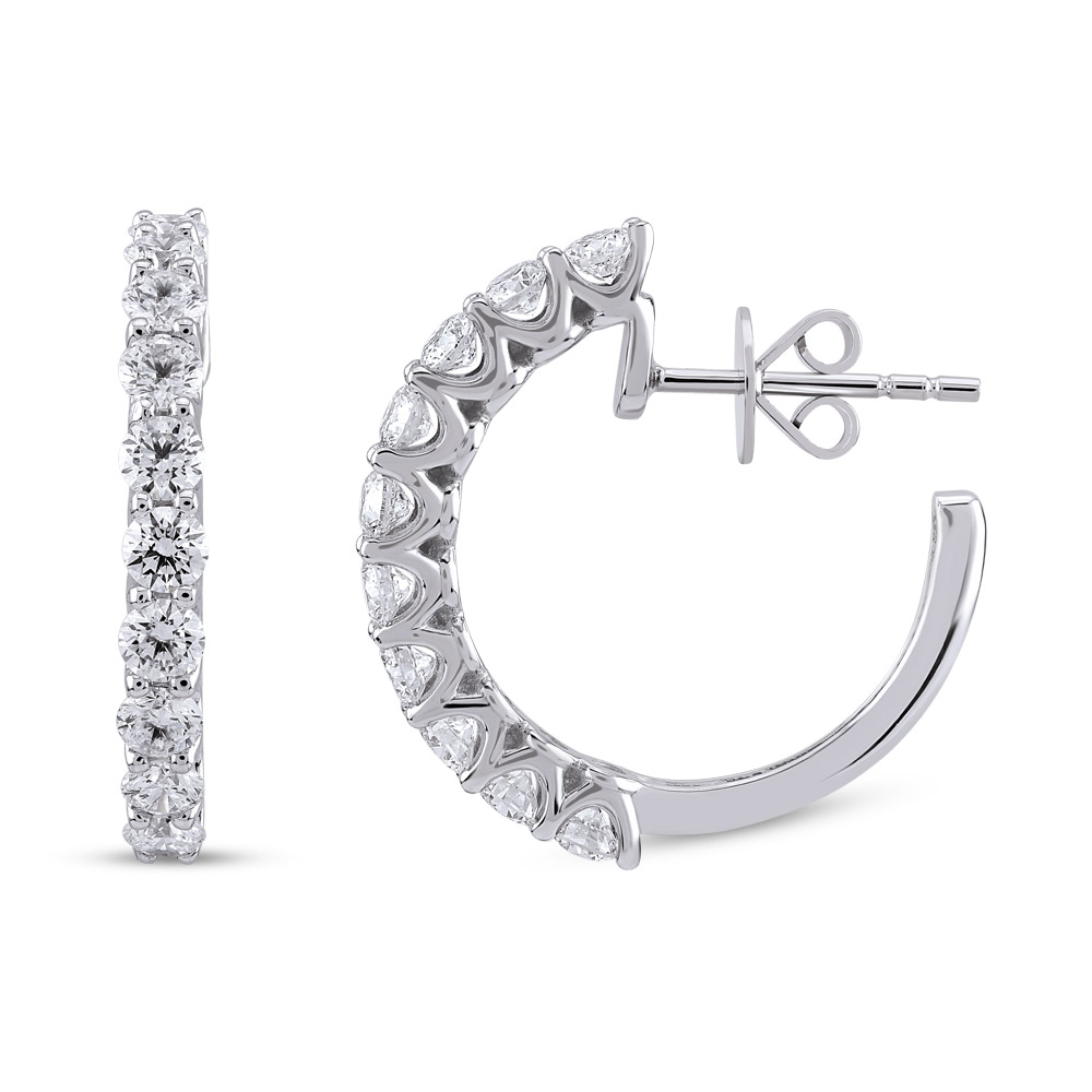 1,60ct Diamond Pave Earrings